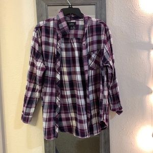 Confess | XL | long sleeved plaid
